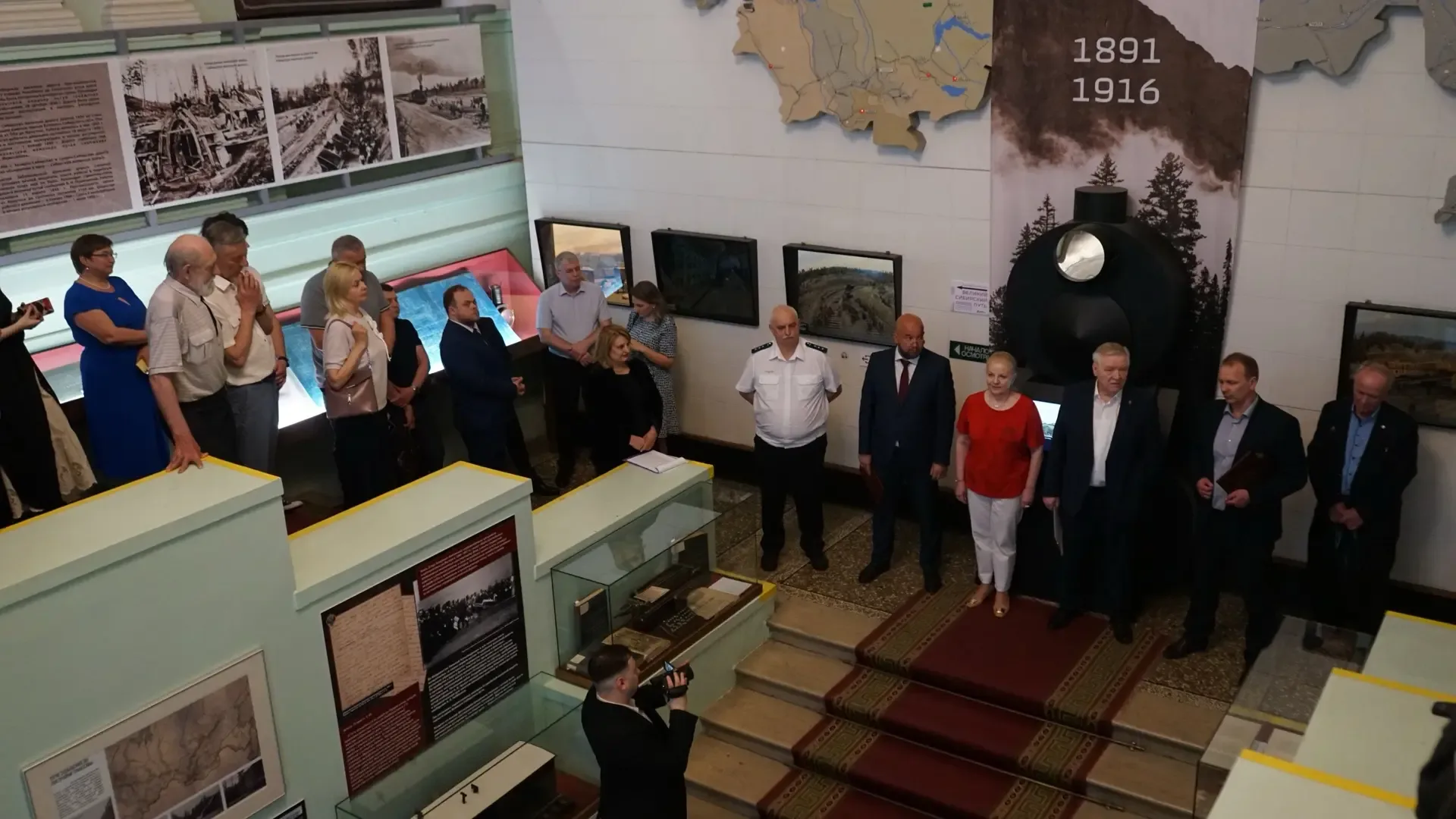 🚂В ЦМЖТ РФ открылась выставка «Великий Сибирский путь» к 135-летию начала строительства Транссиба  Н