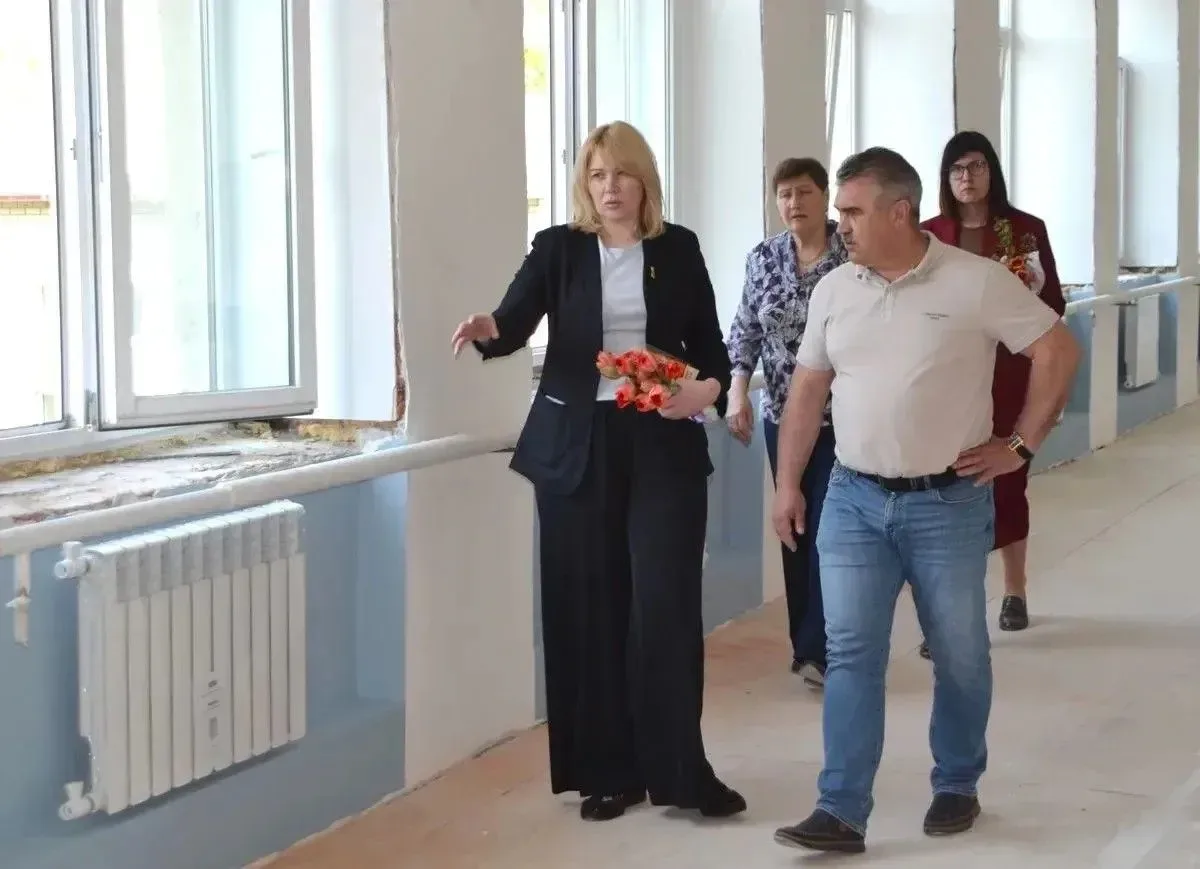 Министр образования Ольга Прушковская посетила Сапожковский округ  🏫 В сопровождении главы округа Ал