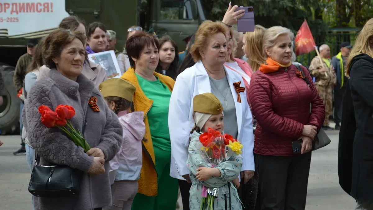 Ольга Прушковская приняла участие в митинге ко Дню Победы  ⭐️ 9 мая в поселке Чучково прошел торжест