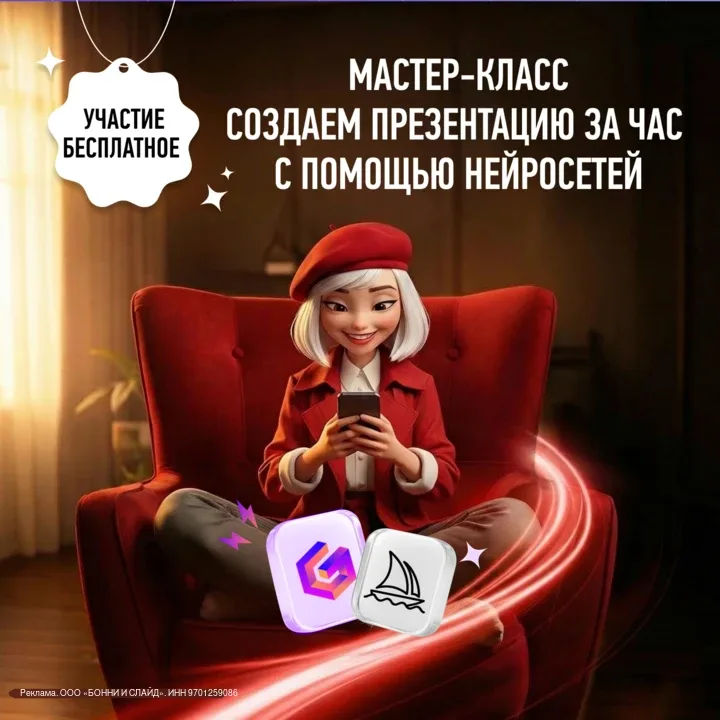 Ты до сих пор тратишь 3 дня на одну презентацию?  Пока ты вручную двигаешь слайды и ищешь стоковые к