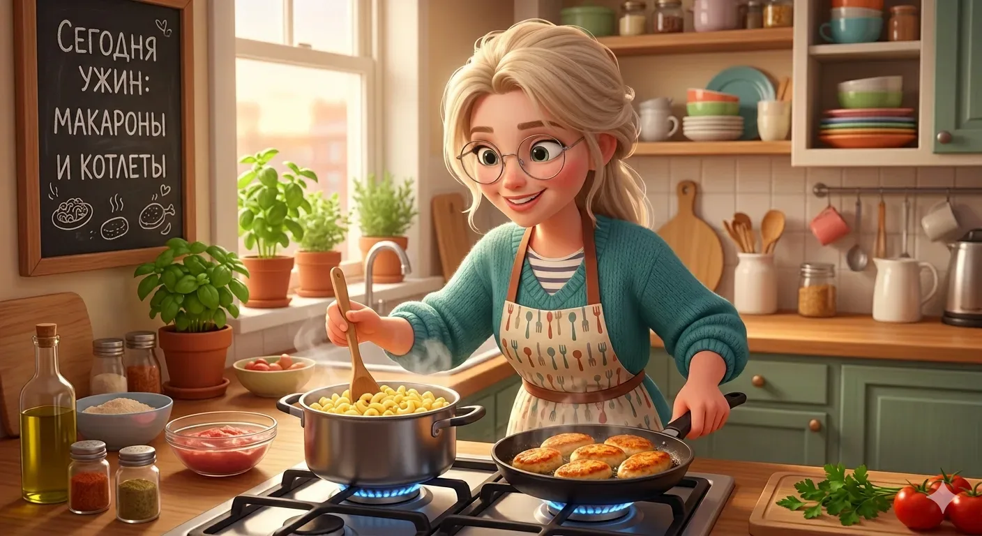 🥗 Холодильник пуст, а идей, что приготовить на ужин совсем нет?  Зовем на помощь нейросеть! Знакомая