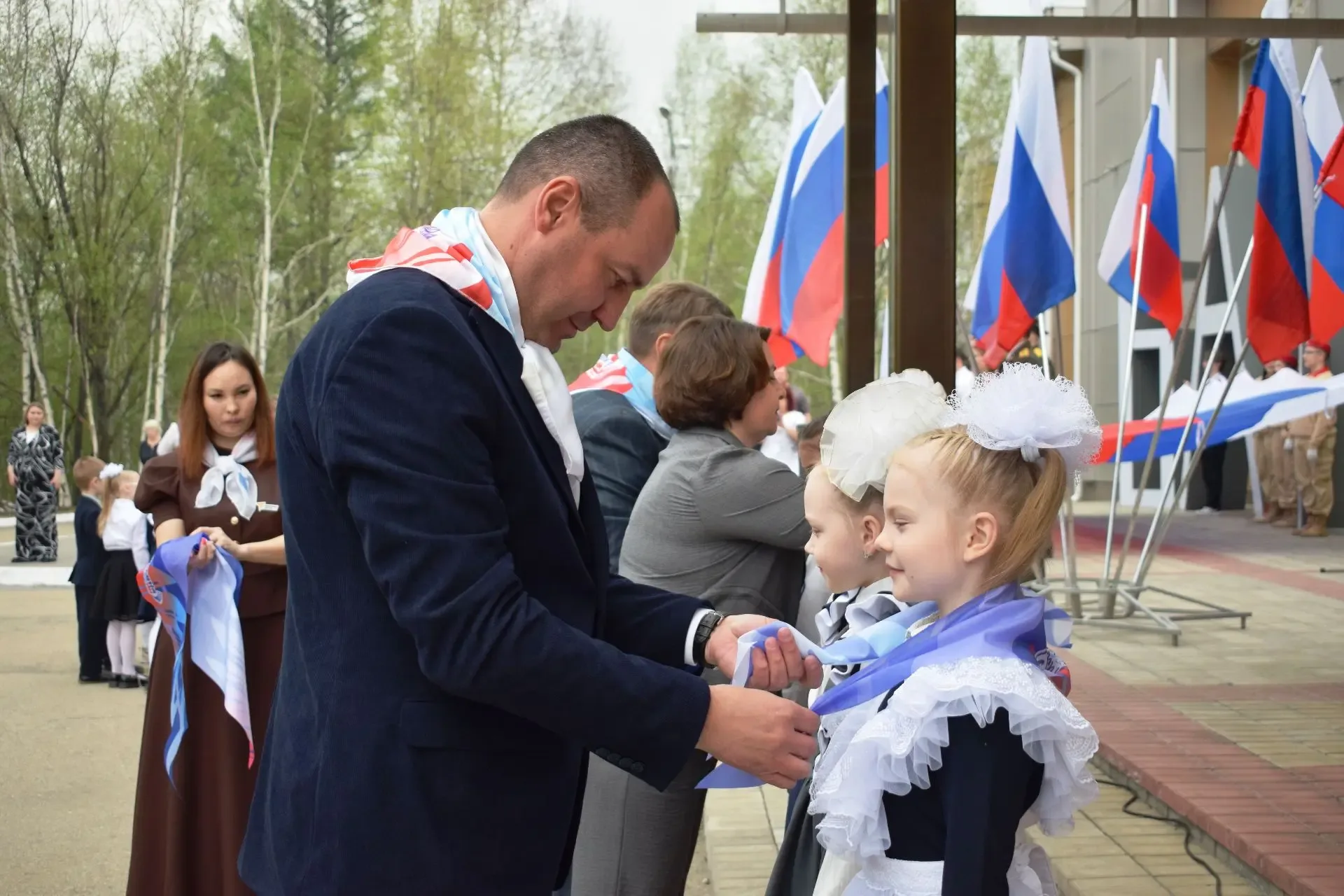 Юные патриоты: Более 300 первоклассников вступили во всероссийское движение «Орлята России»  Сегодня