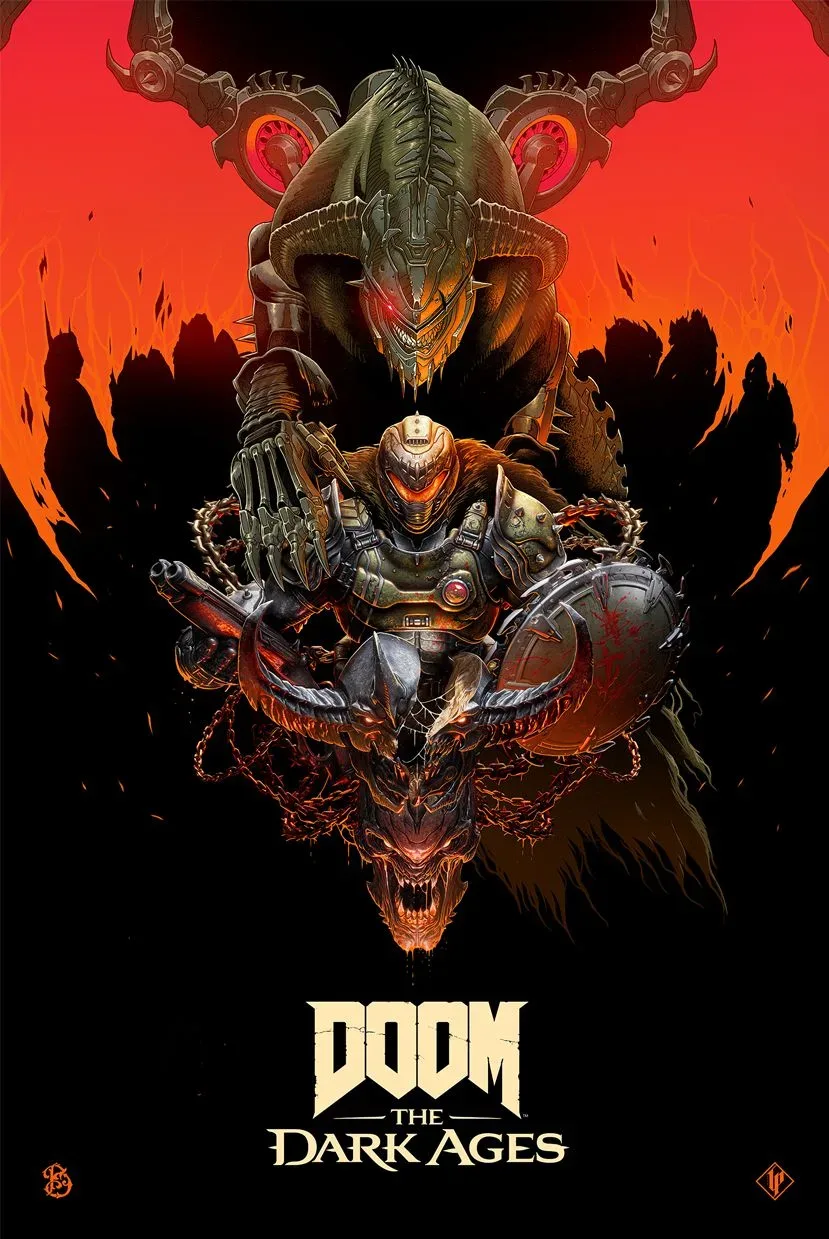 Авторы DOOM: The Dark Ages представили коллекционный плакат в честь первого года игры