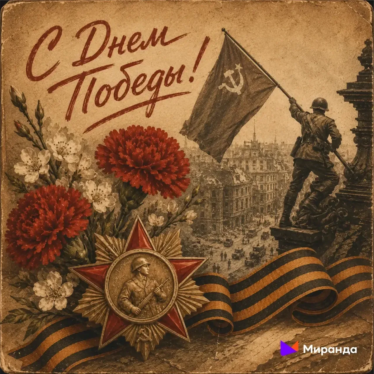 Связь, которую не оборвать. С Днем Победы!  Больше 80 лет назад связь была проводной, прерывистой и 