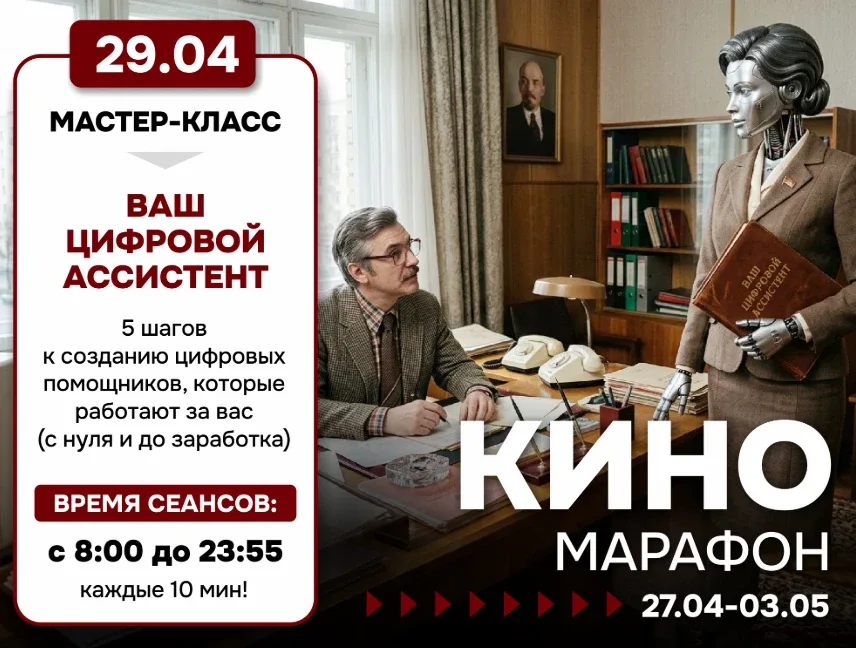 🎬 Сеанс №3: У вас нет ИИ-ассистента? Будет  Скажите честно… вы тоже иногда открываете список задач и