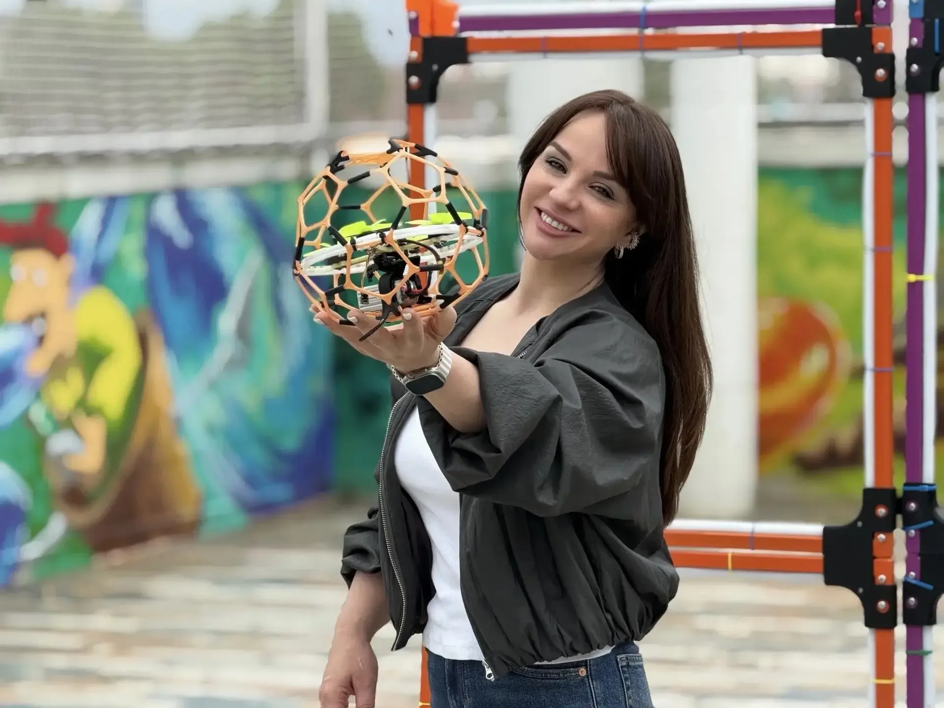 🚁⚽️ Дронабол по-кубански: в Краснодаре создали инновационный мяч для нового вида спорта   Ученики и 