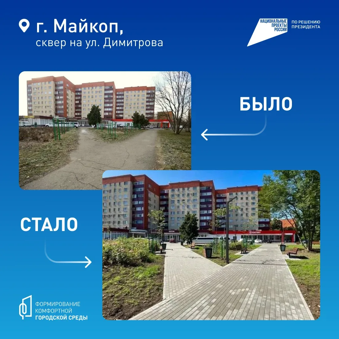 Майкоп, выбираем вместе!  Прямо сейчас проходит всероссийское онлайн-голосование за объекты благоуст