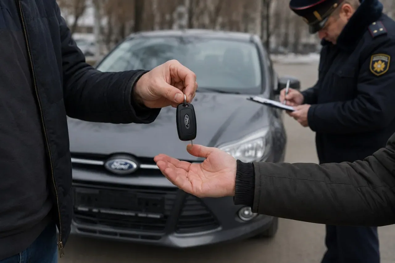 🚗 Липчанин продал свой «Форд Фокус», который у него уже конфисковал суд.  51-летний мужчина ещё в 20