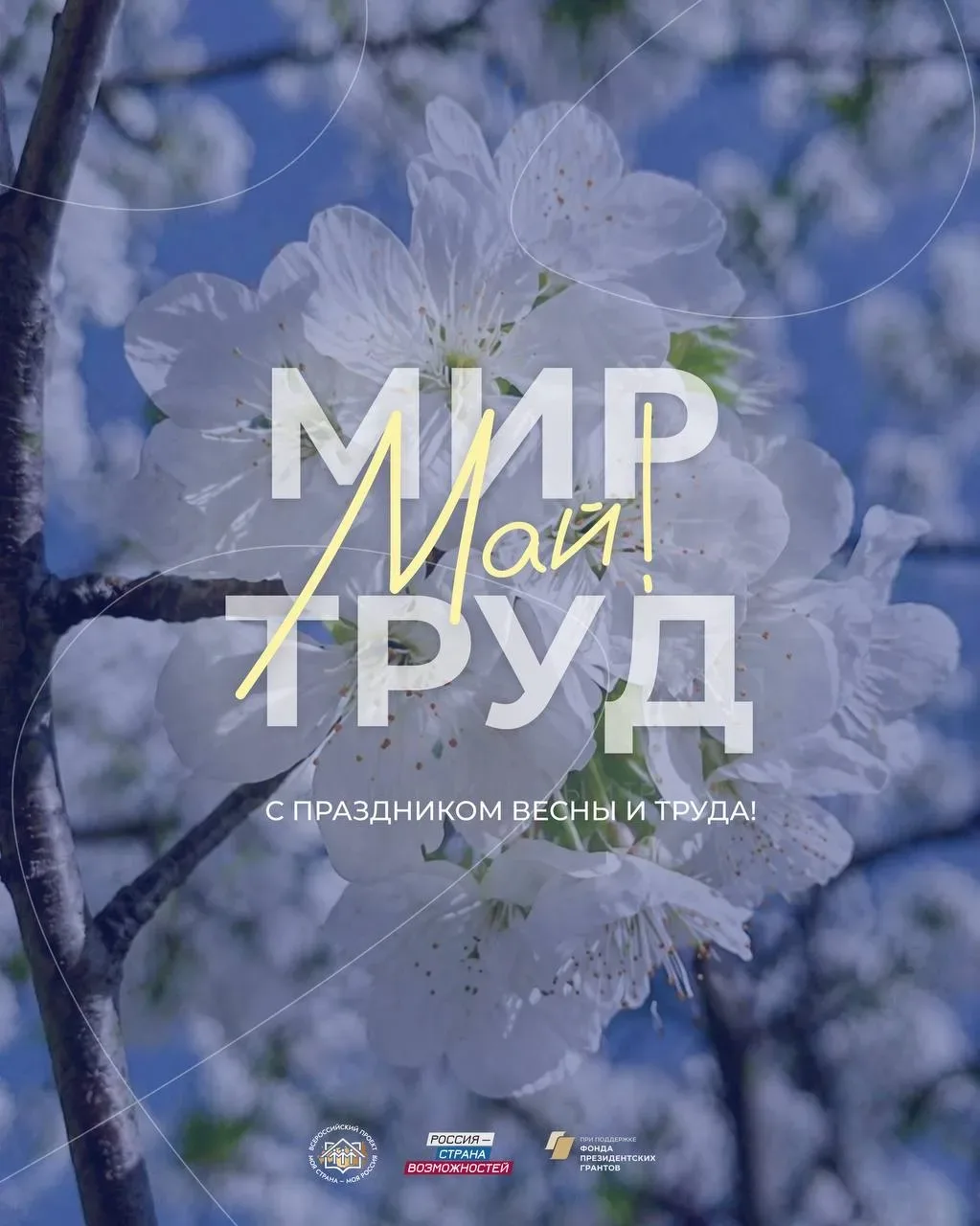 Мир. Труд. Май!   Команда конкурса «Моя страна – моя Россия» поздравляет вас с праздником Весны и тр