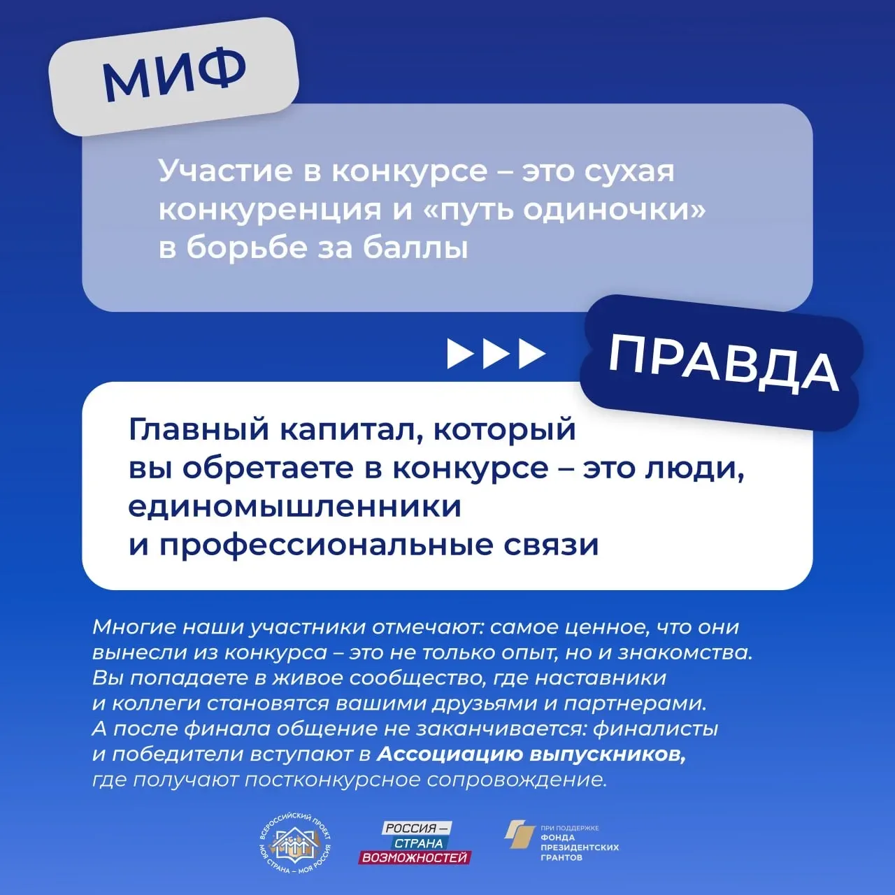 Как всё устроено на самом деле?   «У меня слишком простая идея», «Меня не услышат», «Это только для 