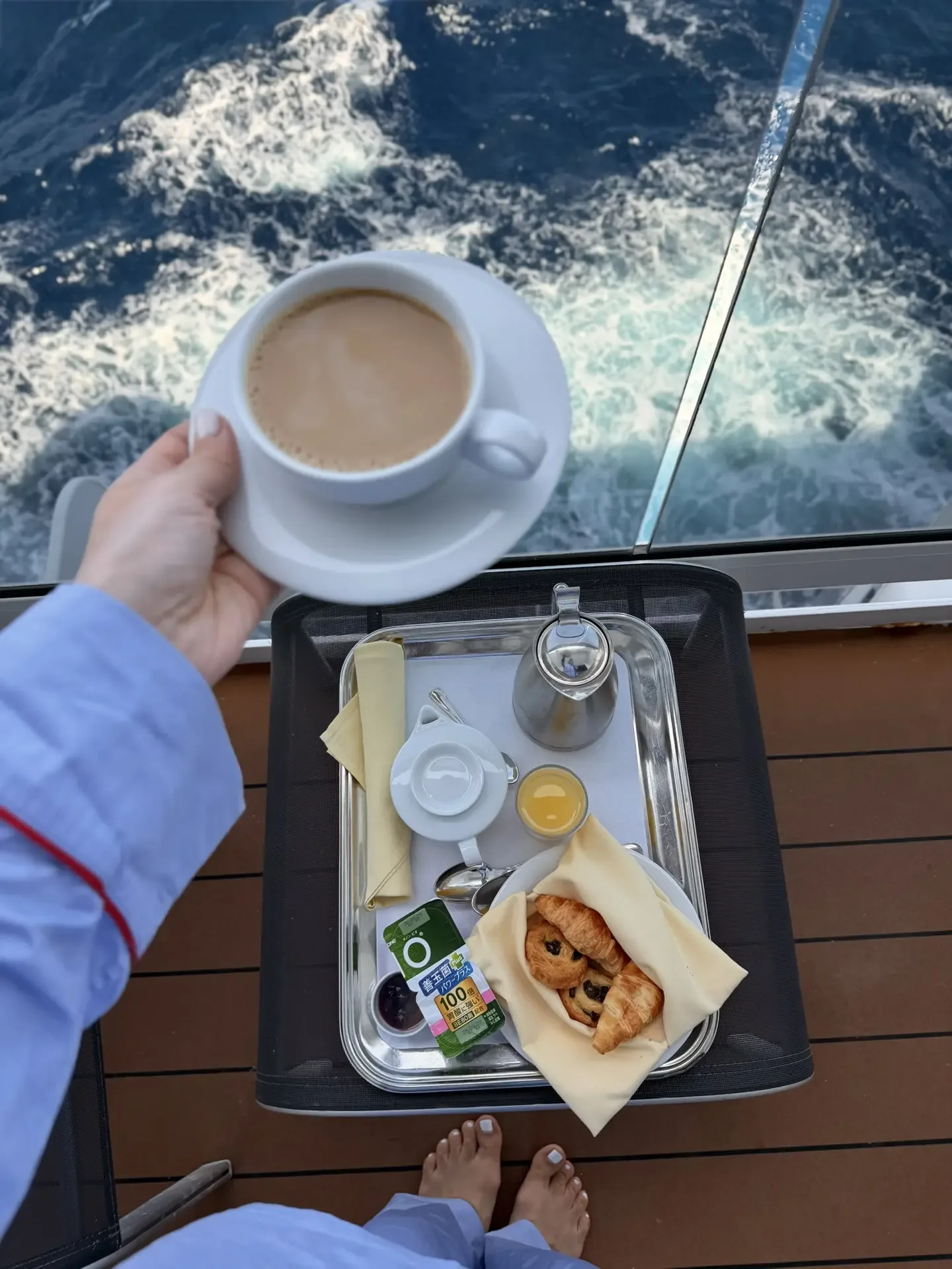 День в море на борту MSC Bellissima — мой любимый формат отдыха.  С вечера заказали небольшой завтра