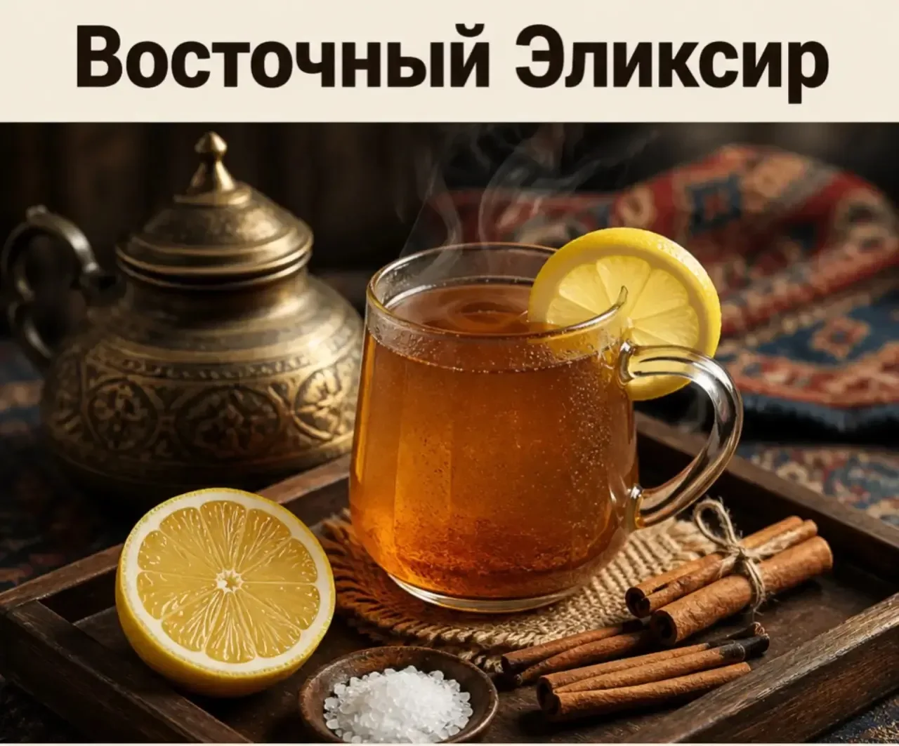 Рецепт «Восточного Эликсира»  Утренний концентрат: • Вода: 500 мл. • Корица: 1 ч. л. (лучше цейлонск