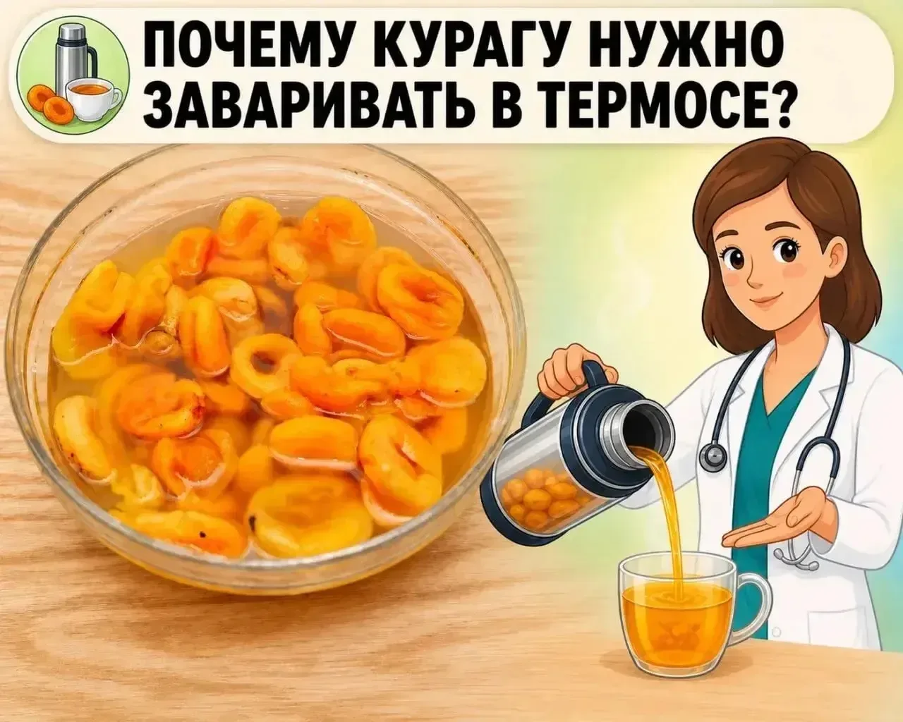 🍑Перестаньте варить компот из кураги!  👉Долгая варка убивает витамины. Ради калия, который поддержив