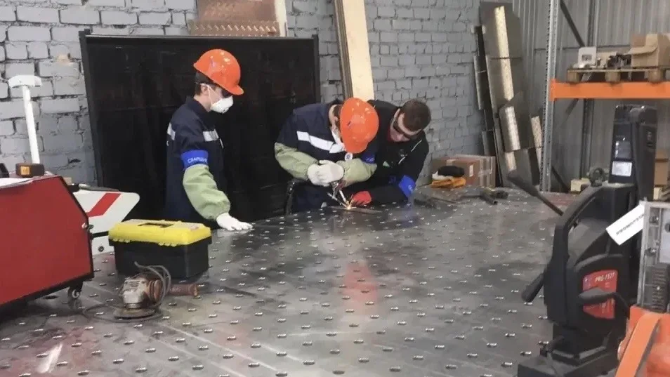 🔺Студенты обнинского Колледжа технологий и услуг в рамках проекта «Мастерская профессий» делают воль