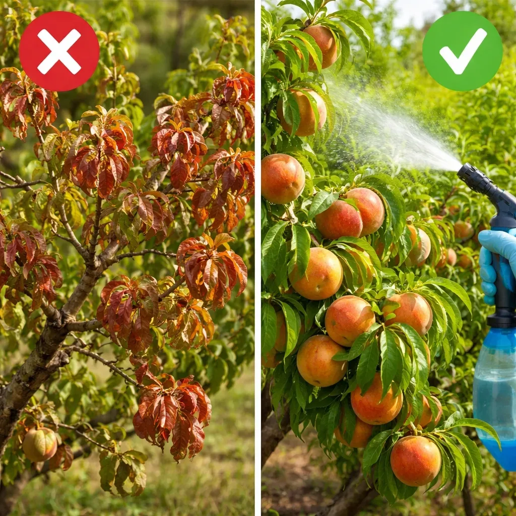 🍑 ПОЧЕМУ ПЕРСИК ПОРАЖАЕТСЯ КУРЧАВОСТЬЮ ЛИСТЬЕВ Многие обрабатывают персик от болезней только в апрел