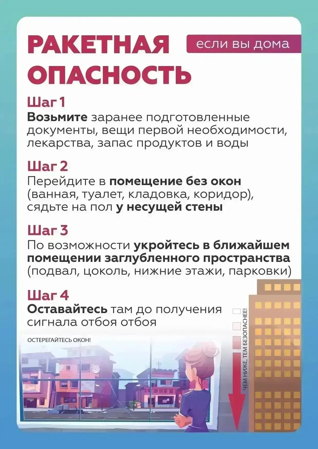 🚨 Безопасность прежде всего: что делать при атаке БПЛА или ракетной опасности?  В современных реалия