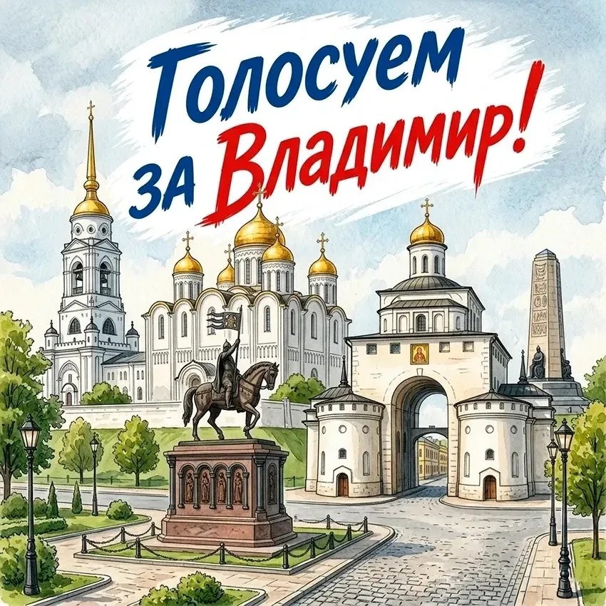 Владимирцев приглашают отдать свой голос за родной город в голосовании по выбору следующей Культурно