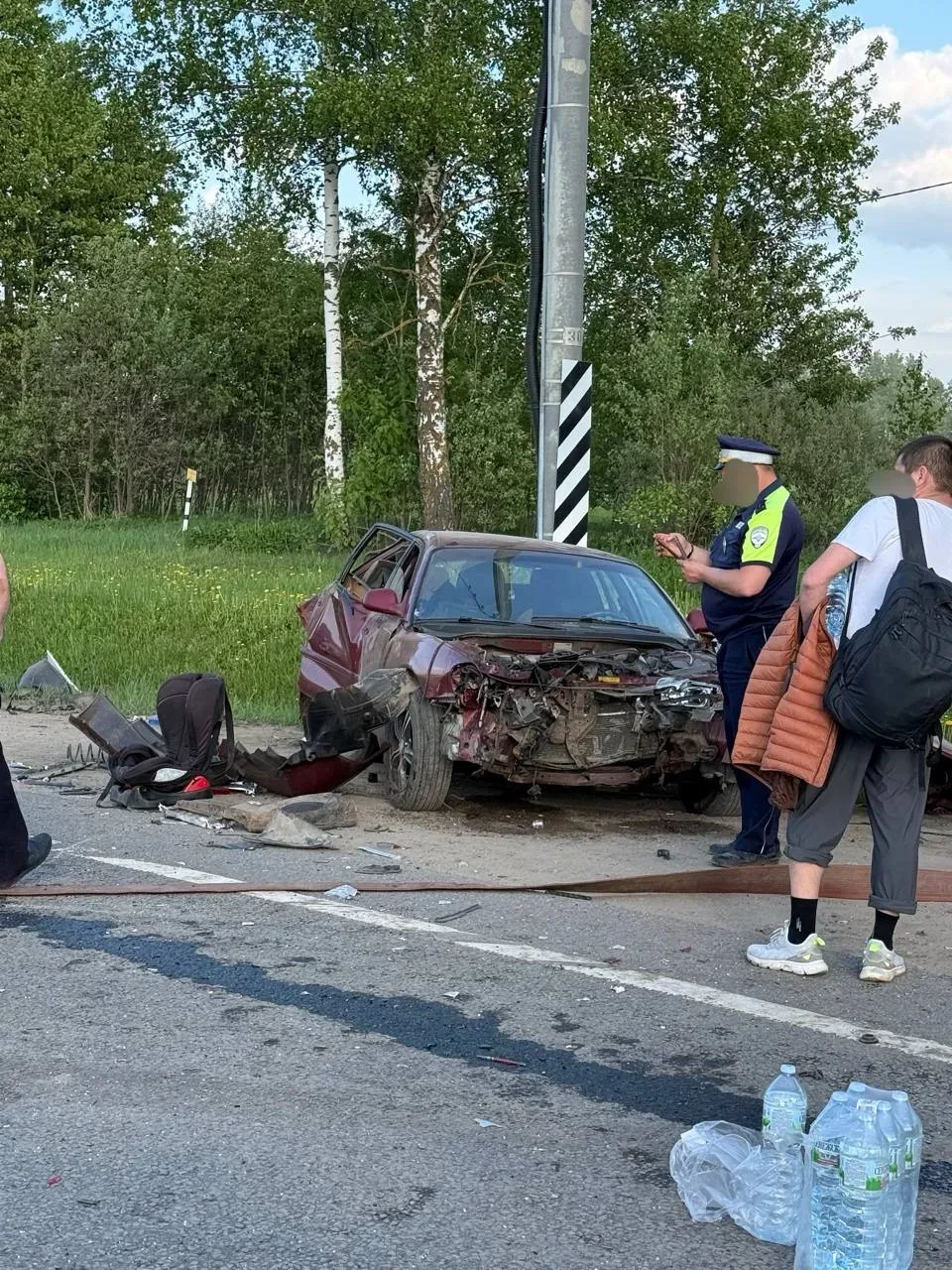 😱‼️Жуткое массовое ДТП произошло сегодня под Дмитровом в Поддубках.  По предварительной информации, 