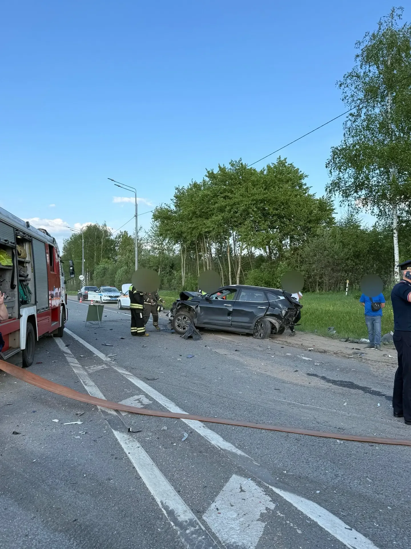😱‼️Жуткое массовое ДТП произошло сегодня под Дмитровом в Поддубках.  По предварительной информации, 