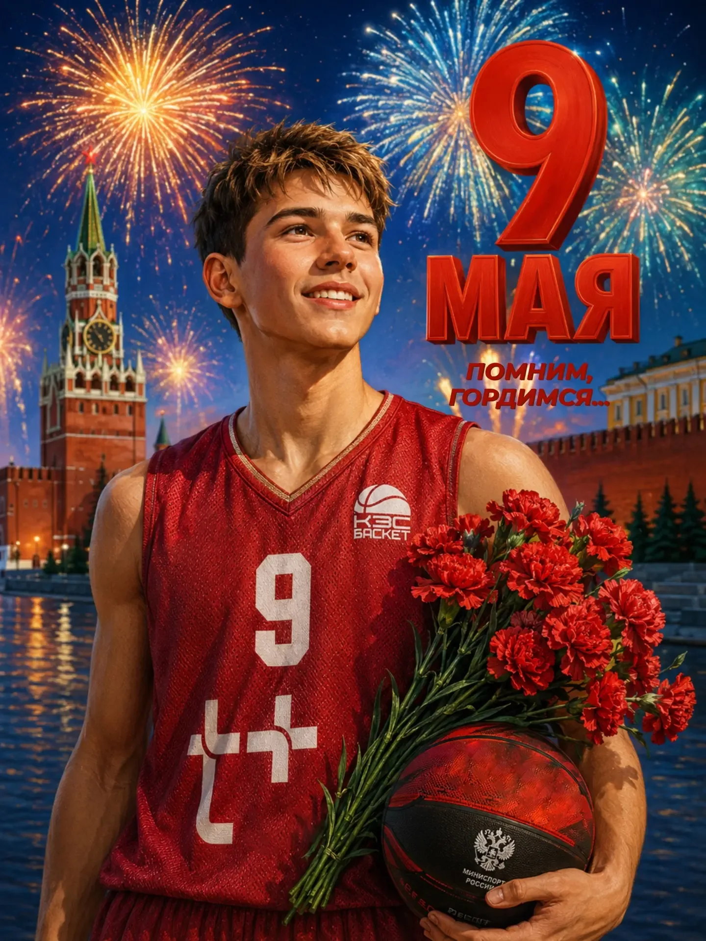 🎖️С Днём Победы!  🙌 ШБЛ «КЭС-БАСКЕТ» поздравляет ветеранов, тружеников тыла, детей войны, защитников