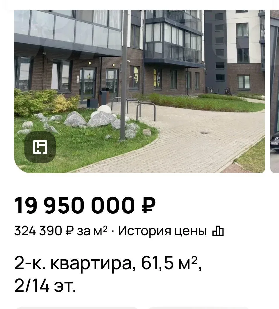 Ну почему так?! 🤯  Вот две реальные квартиры в Петербурге.  🏢 Квартира №1 —  НОВОСТРОЙКА — 50 м² — с