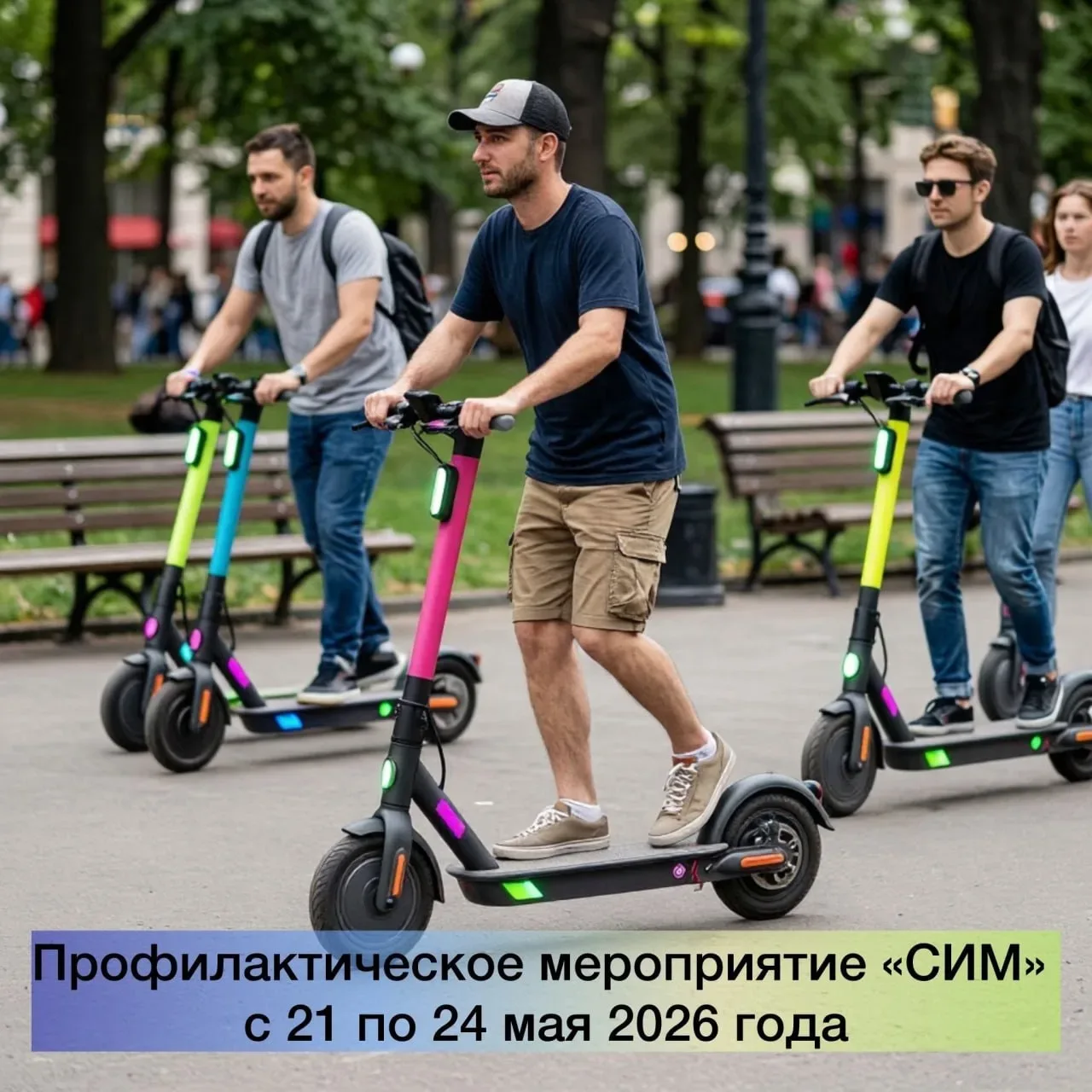 Во Всеволожском районе до 24 мая проходит рейд «СИМ» 🛴  Инспекторы проверяют соблюдение знаков и раз