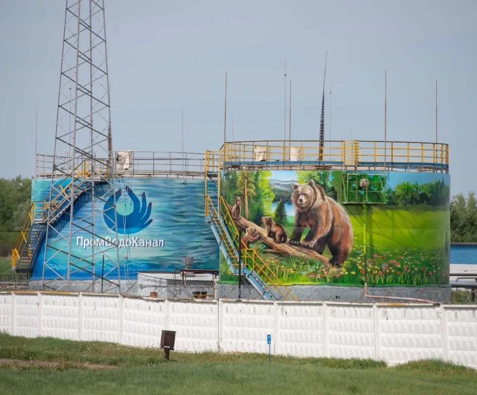 🐻 На Северном выезде поселилась целая медвежья семья (и это не розыгрыш)  «ПромВодоКанал» снова удив
