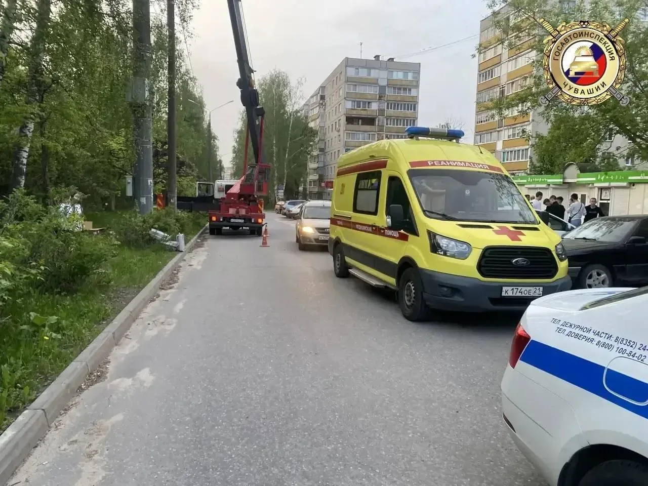 В Чебоксарах случилось дорожно-транспортное происшествие с участием ребенка, в настоящее время ведет