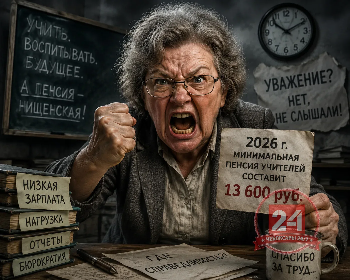 Прогноз размера пенсии педагогов в 2026 г. — от 13,6 до 48,8 тыс. руб.  В 2026 г. минимальная пенсия