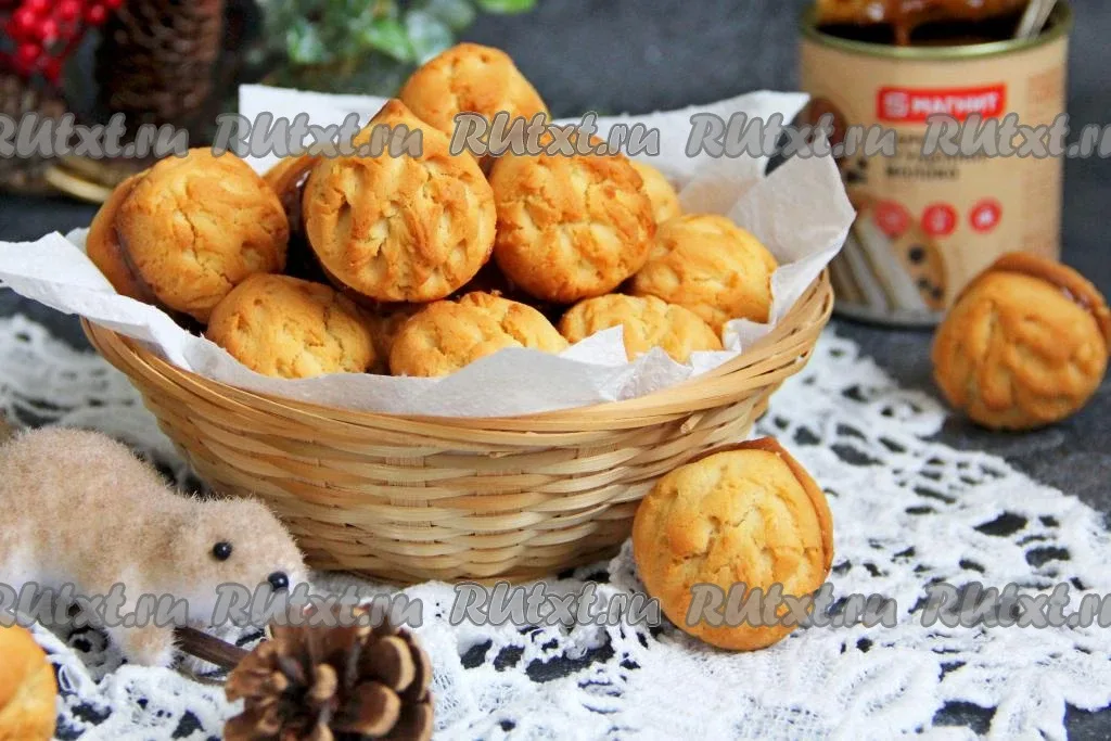 Орешки со сгущёнкой без орешницы  Если вы хотите приготовить очень вкусные, нежные, рассыпчатые ореш