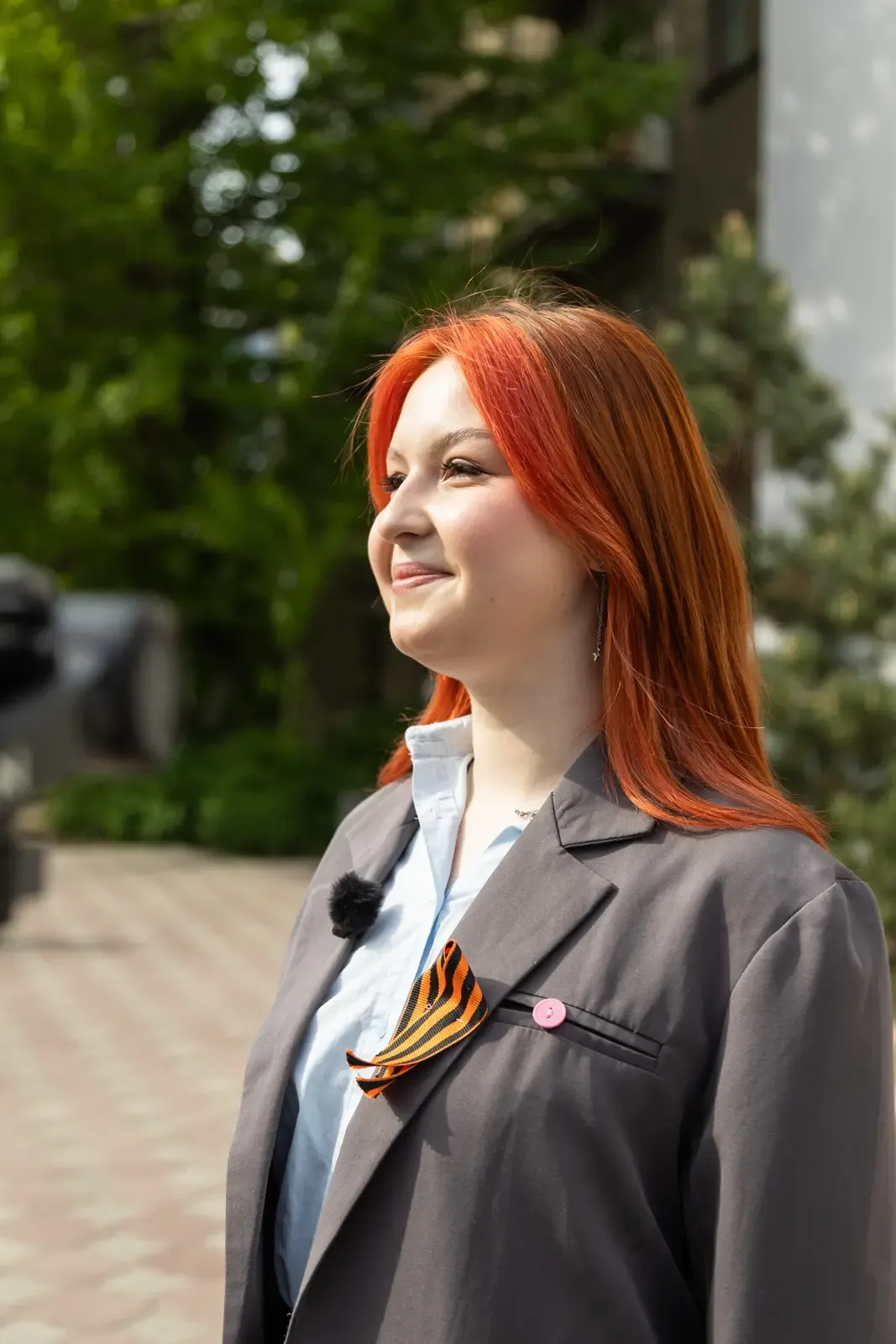 В День Победы студенты Академии раздали более 500 георгиевских лент  У монумента выдающемуся поэту, 