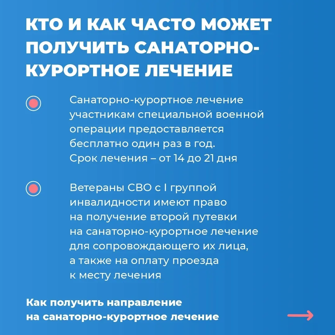 Как ветерану СВО получить направление на санаторно-курортное лечение? 💊    Государственный фонд «Защ