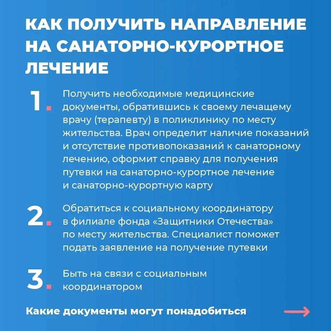 Как ветерану СВО получить направление на санаторно-курортное лечение? 💊    Государственный фонд «Защ