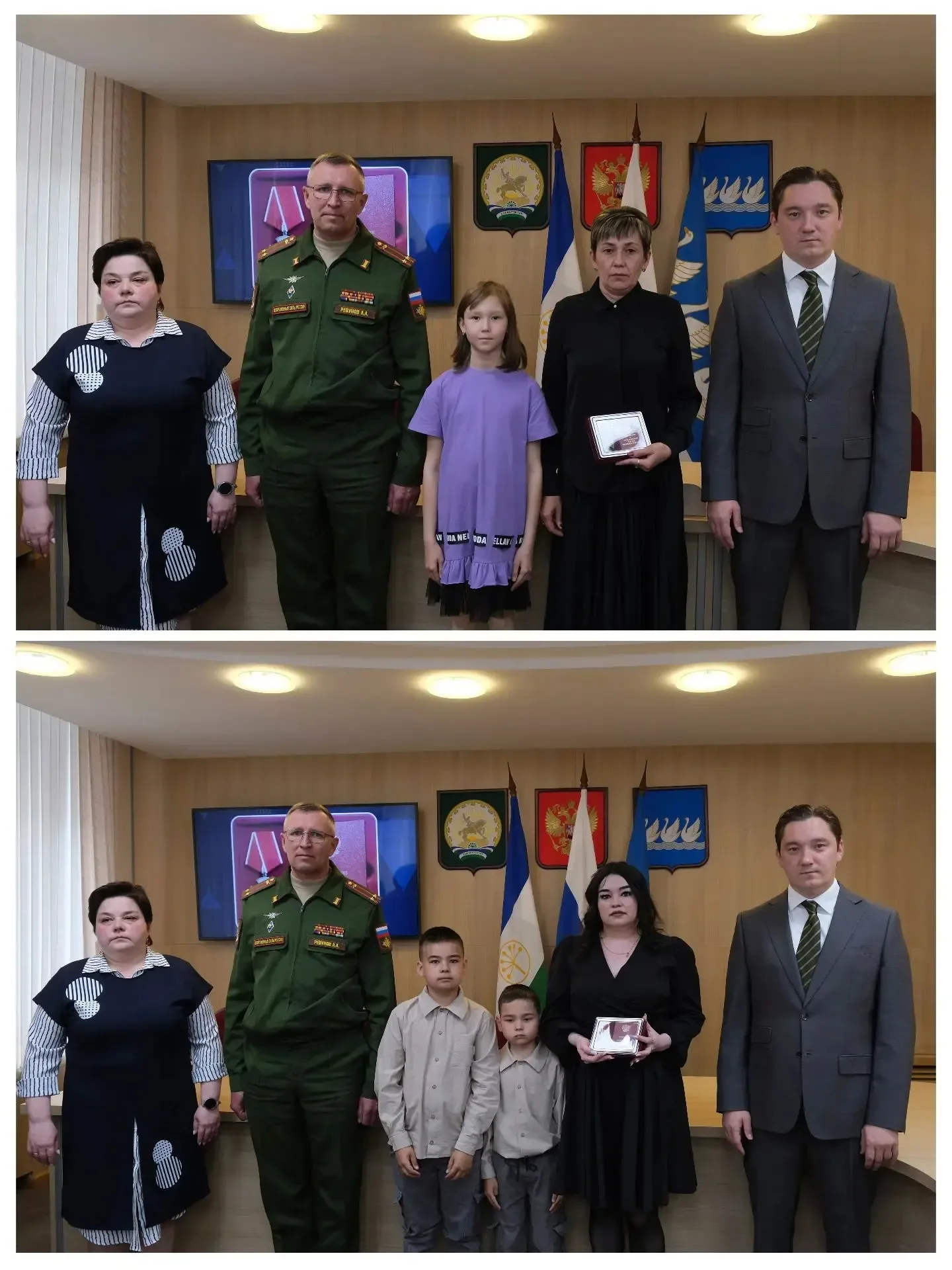 Сегодня передали Ордена мужества близким родственникам наших земляков, погибших в ходе проведения сп