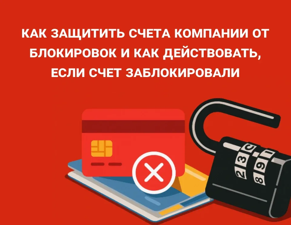 🖇Инструкция: Как защитить счета компании от блокировок и как действовать, если счет заблокировали  Б