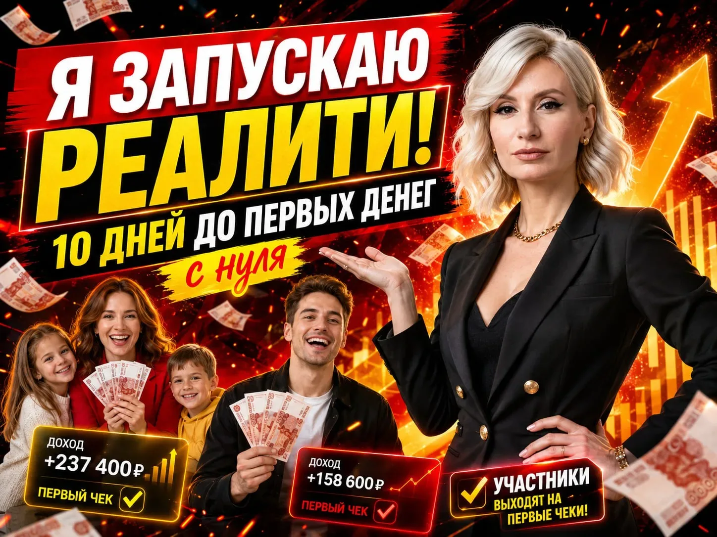 Ребята, я запускаю 🥁 Нейрореалити: смогут ли обычные люди начать зарабатывать через ИИ за 10 дней? В