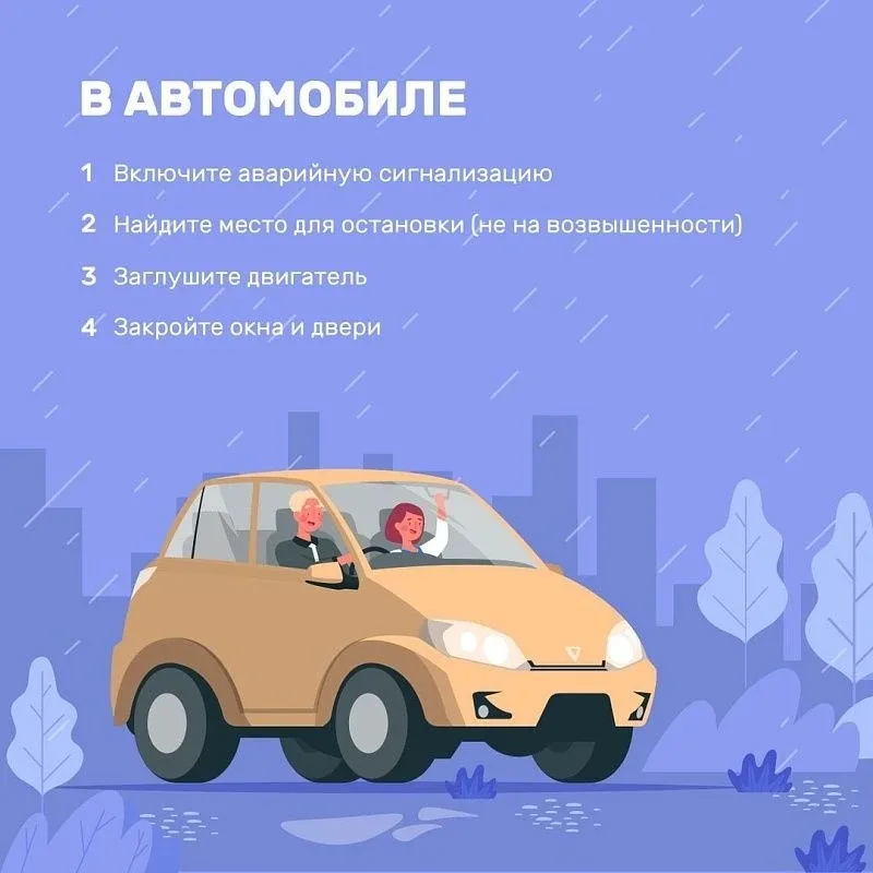 Ожидается гроза и усиление ветра!  ❗️В ближайшее время и до 21 часа 14 мая на территории Московской 