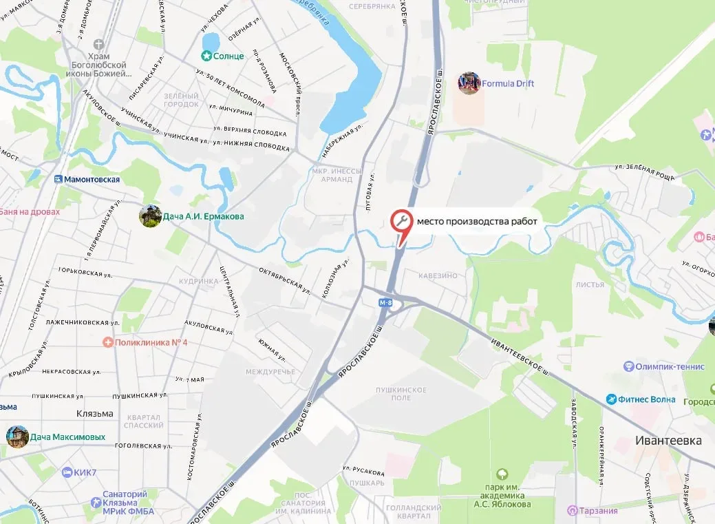 В г. Пушкино на мосту через р. Учу на 32-м км Ярославского шоссе проведут работы по замене деформаци