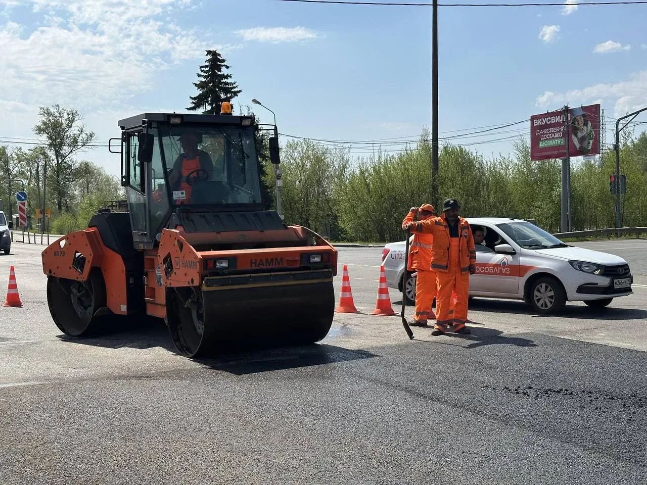 В Подольске по нацпроекту #ИДЖ в этом сезоне отремонтируют 3 региональные дороги протяжённостью боле