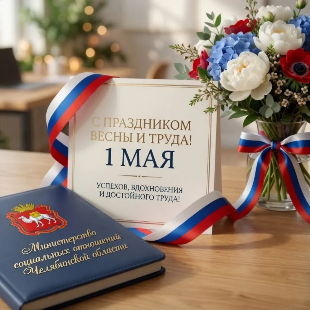 💐Дорогие южноуральцы! Поздравляю с праздником Весны и Труда! Первомай – это символ обновления и добр