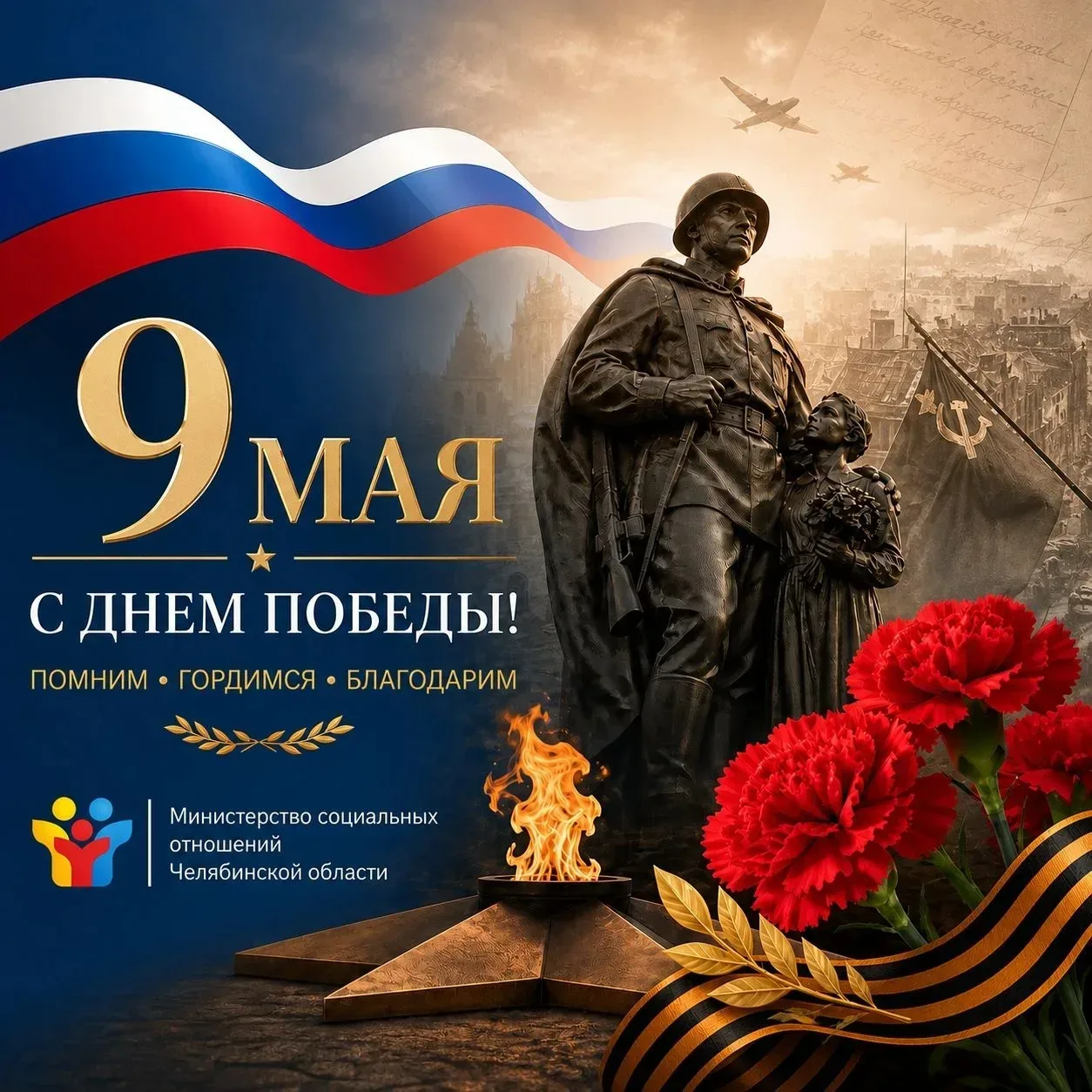 🇷🇺Дорогие южноуральцы! Сегодня мы отмечаем самый главный праздник для всех россиян. 81 год назад зак