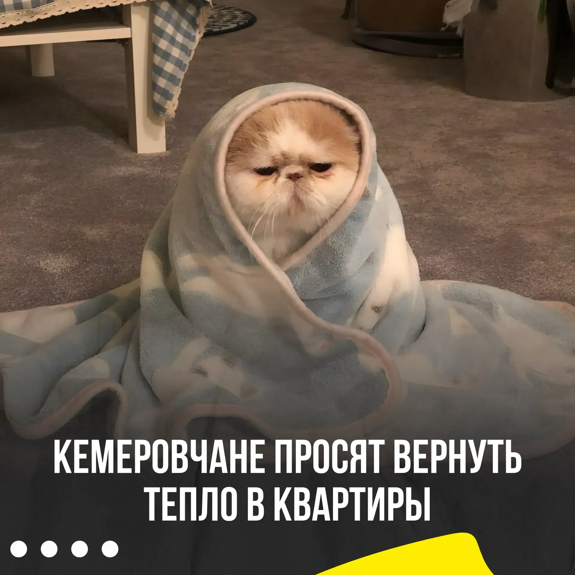 🥶Кемеровчане мерзнут в квартирах  Из-за наступления холодной погоды многие жители города просят верн