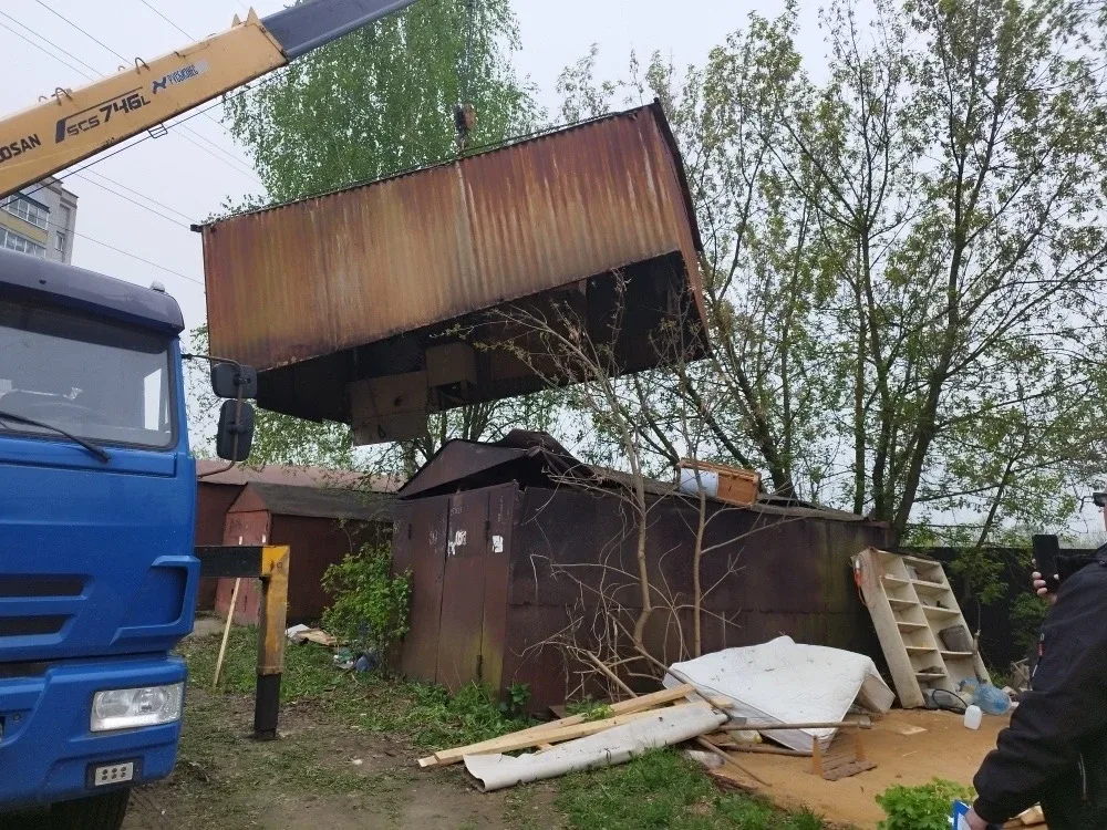 Во Владимире снесут незаконные гаражи на улице Жуковского  Администрация Фрунзенского района приступ