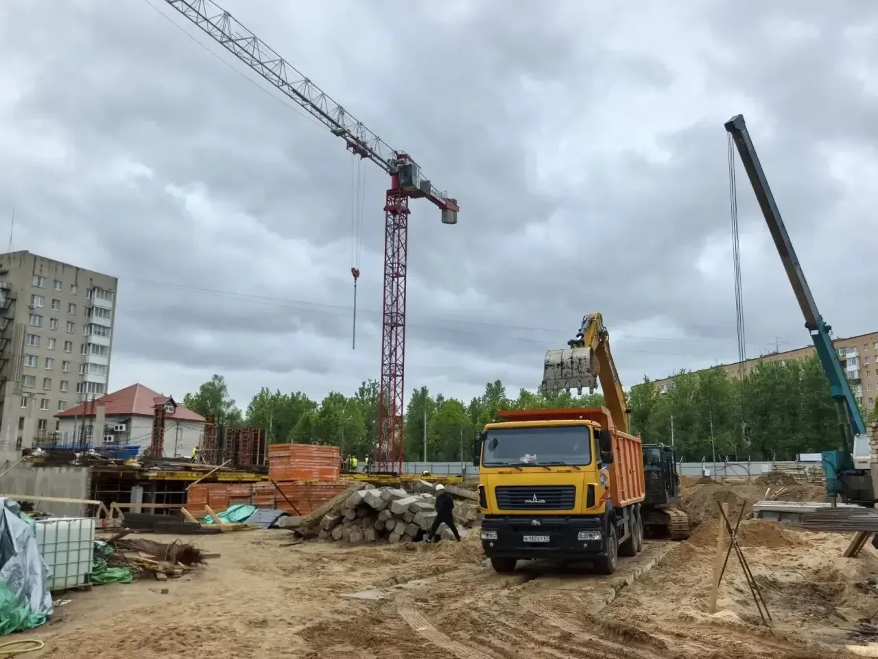 Продолжаем следить за динамикой строительства семейного физкультурно-оздоровительного комплекса «Тер