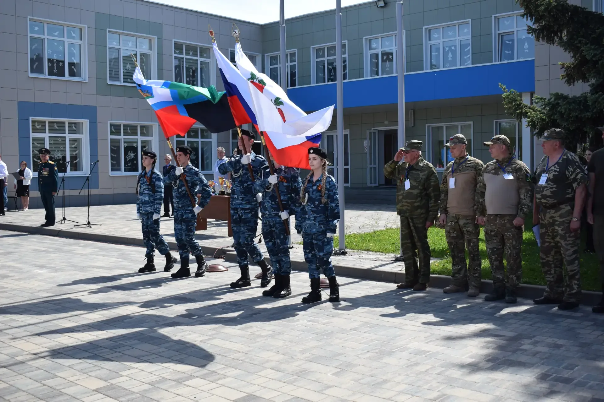 В Белгородской области с размахом прошёл смотр строя и песни  На территории Корочанского муниципальн