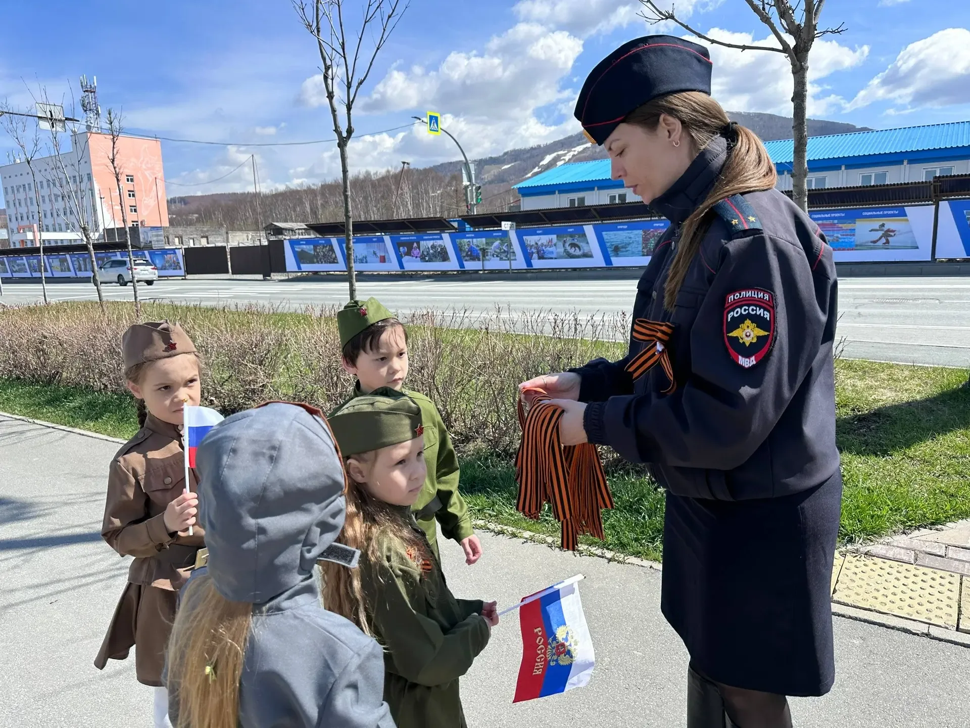 🎗️Торжественное мероприятие, приуроченное к празднованию Великой Победы, прошло в Южно-Сахалинске  🔥