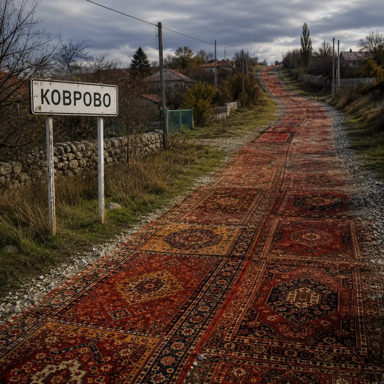 🌐Если бы дороги в крымских городах и поселках строила нейросеть…  Выглядит роскошно и душевно, особе