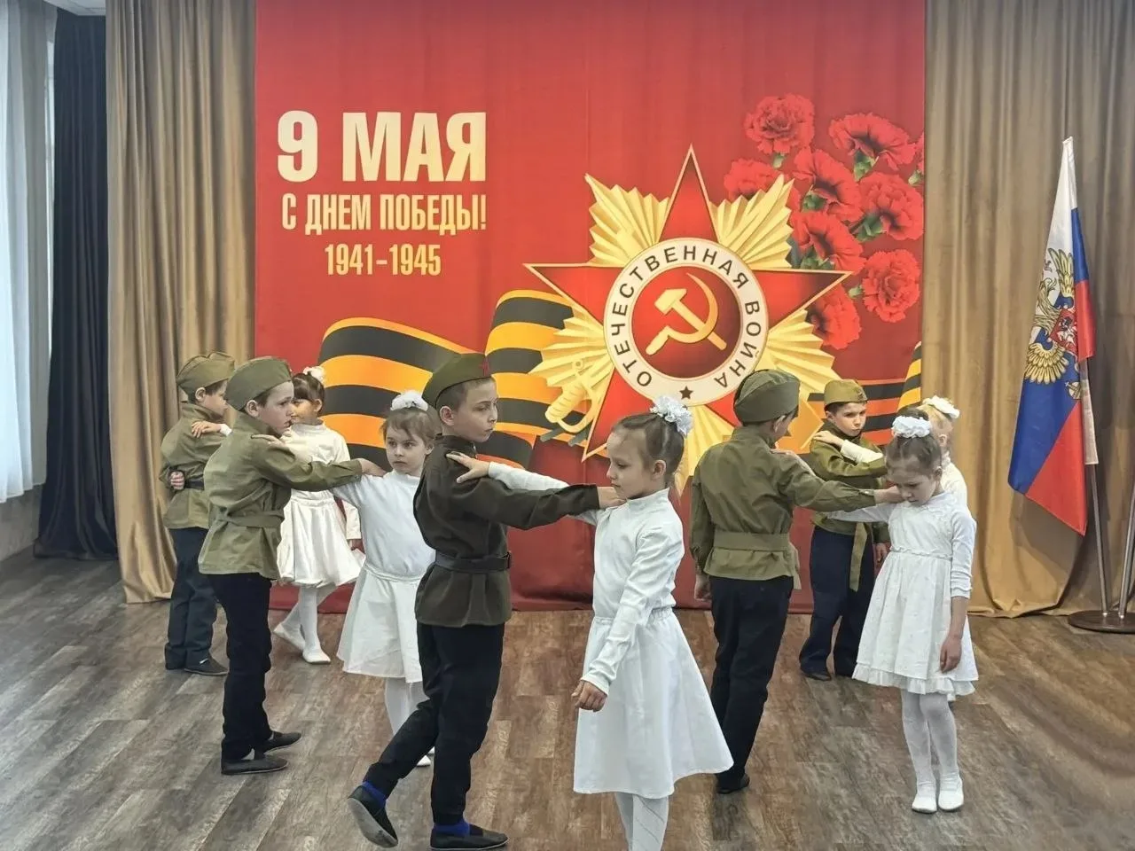 Праздничный концерт «Победный май» в «Незабудке»  В детском учреждении санаторного типа «Незабудка» 
