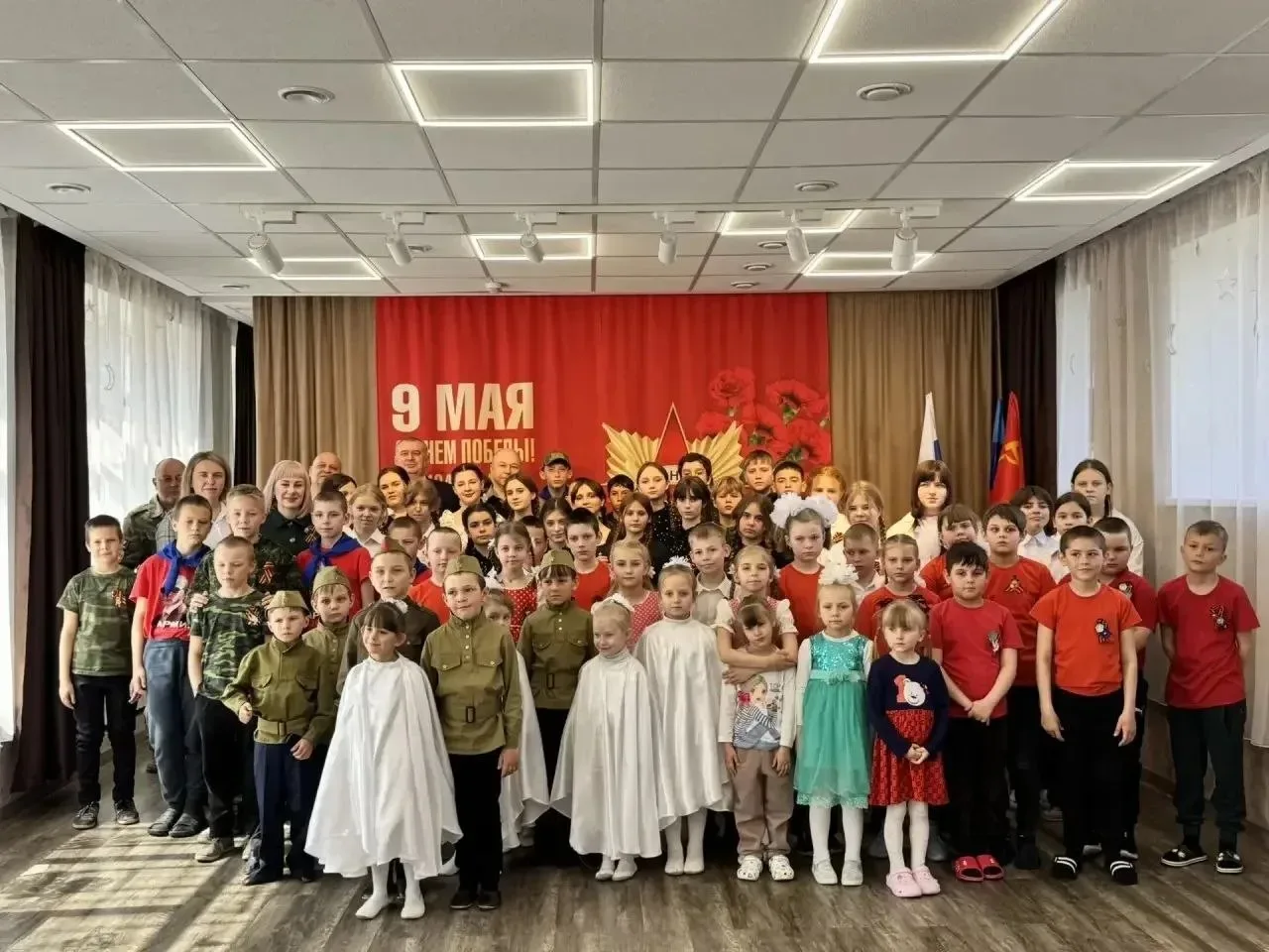Праздничный концерт «Победный май» в «Незабудке»  В детском учреждении санаторного типа «Незабудка» 