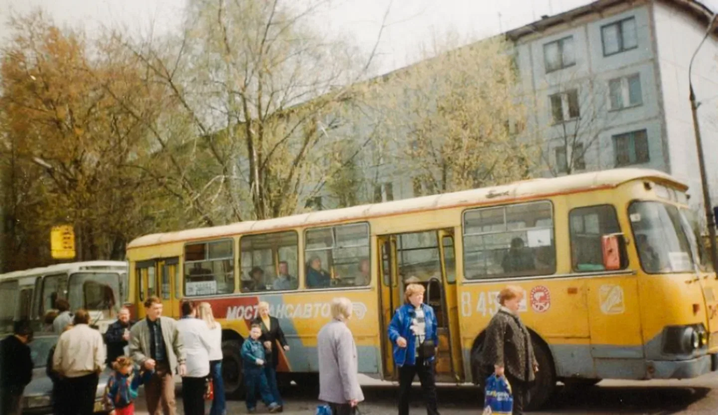Вспоминая историю.  Автостанция Монино, ~1995 г.
